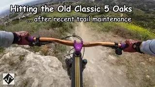 Hitting The Old Classic 5 Oaks - After Recent Trail Maintenance