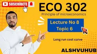 ECO 302 lecture 8 Topic 6 long run cost curve #vu#shortlecture #Alshvuhub
