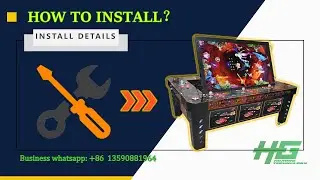 How To Install IGS Original Ocean King 3 Plus Fish Games Cabinets,Gameboard and Wire?