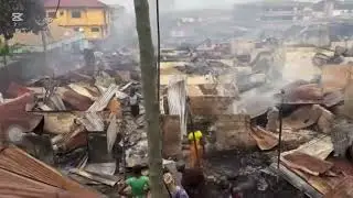 A disastrous fire has ruin the Suame Market near the Post Office.            #pagmedia #pagtv