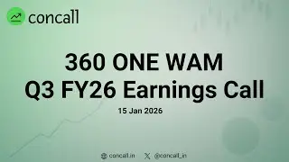 360 ONE WAM Q3 FY26 Earnings Conference Call | Concall.in