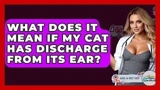 What Does It Mean If My Cat Has Discharge From Its Ear? - Ask A Pet Vet