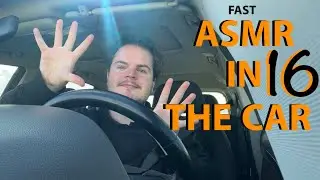 Fast & Aggressive ASMR in the Car 16 lofi Hand Sounds, Invisible triggers,Gripping&Scratching+Visual