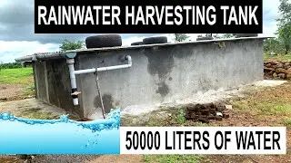 50000 Liters Rainwater Harvesting Tank at Farmhouse