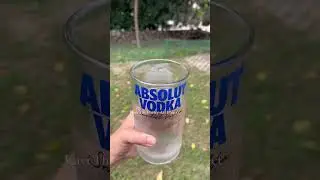Sip in style with our upcycled Absolut Vodka bottle sippers #viralvideo #views #AbsolutUpcycle #diy