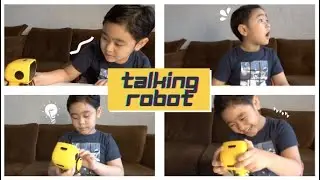 Playing with my toy Robots | Fun activities for kids | Talking robots | Samuel Out There