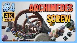 Marble Run Race Ep. 4 | Satisfying 10K Marbles Through Huge Archimedes Screws