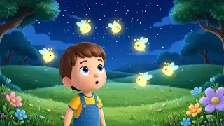Five Tiny Fireflies Blinking Together ✨ | Fun Kids Songs & Nursery Rhymes