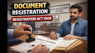Registration of Documents Explained | Registration Act, 1908 | Property Law India