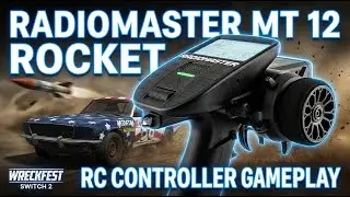 RadioMaster MT12: Rocket - Wreckfest Switch 2 | RC Controller Gameplay (POV)