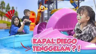 DANISA NANGIS KEJER , TENGGELAM DI KOLAM BARENG DIEGO😢😭 #viral #trending
