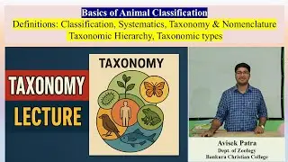 Concept of Taxonomy, Systematics, Classification, Nomenclature , Type Specimen|| Detailed Study.