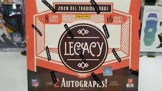 2020 Panini Legacy Football Hobby Box Opening. 2 Autos