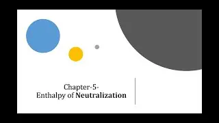 Enthalpy of neutralization
