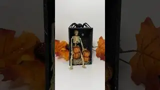 A Easy Halloween DIY Decoration Using A Wood Crate