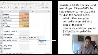 FNCE 2010   Bond Yield to Clean and Dirty Prices