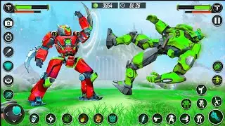 🤖Car & Jet Transformation Robot Fight Game | Flying Police Robot Game 2025- Android Gameplay Part 15
