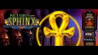 Return of the Sphinx slot machine Harrah's AC Slots Progressive Big WIN Jackpot