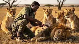 Man Saves a Lion From Barbed Wire — What the Lion Did Next Shocked Everyone