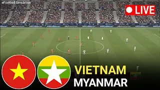 Вьетнам против Мьянмы | Азиатские игры 2025 | Полный матч eFootball PES 21 Игра-симулятор