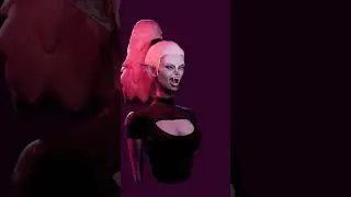 A vampire speed sculpt. #3d #art #blender #blender3d #fyp #vampire #creative #digitalart