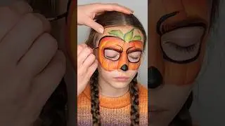 Pumpkin 🎃  #facepaint #facepainting #pumpkin