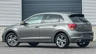 Volkswagen NEW Polo R-line in 4K 2021 Limestone Grey 16 inch Sebring walk around & detail inside