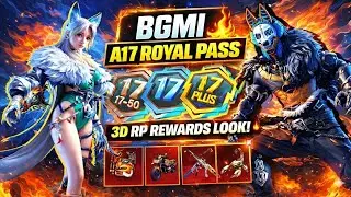 BGMI A17 Royal Pass 1 To 100 RP Rewords | 3D RP Rewords 1 To 100