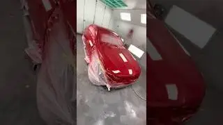 BMW Painted Imola Red #cars #paint #bmw #car #restoration #automobile #beemer