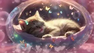 💤Enchanted Baby Lullaby 🌈 Kitten Dreams in Rainbow Light💤💤