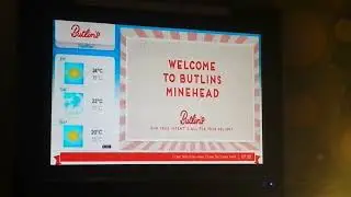 Butlins TV - The information channel broadcast to all chalets - 2014