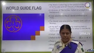 The Bharat Scouts and Guides   -World Guide- Flag