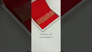 new lonch beautiful fancy saree collection || &hearts;️ latest banarasi #available #saree