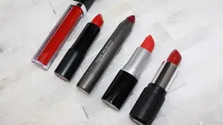 💄My Top 5 Red Vegan Lipsticks💄(English & Spanish)