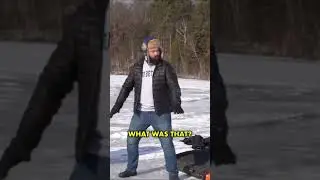 First Time Ice Fisher #shorts