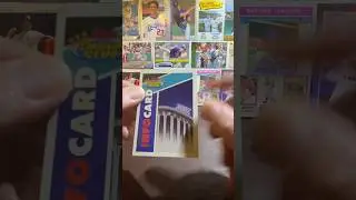 Opening a pack of 1993 Series 1 Topps Stadium Club baseball cards #toppsbaseball #mlbcards