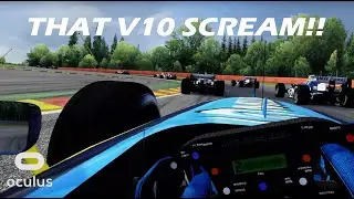 VR | F1 2005 Race @ Spa Francorchamps | Onboard Fernando Alonso's Renault | Assetto Corsa