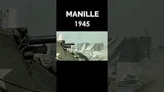 Fighting in the capital Manila, Philippines, 1945