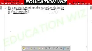 The prime factorisation of a number has one 2, two 3s, and one 11. What is the number?