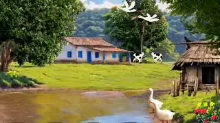 Indian Village House Video Free Download । copyright free village background