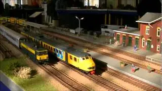 Modulebaan van de Modelspoorgroep IJsselland  -  HO Modellbahn