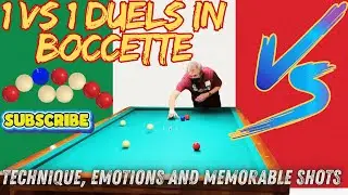 🏆 1 vs 1 Duels in Boccette 🎱 Technique, Emotions and Memorable Shots 🔥⚡✨