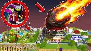 We built a TINY VILLAGE to Survive a GIANT METEOR in minecraft ( TAGALOG )