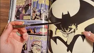 ASMR| Comic flip through with tracing and reading (Whisper | English)