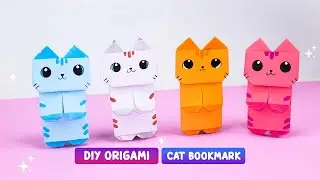Origami Cat Bookmark | How to make paper cat | Paper Craft