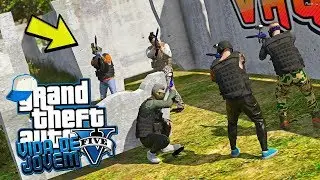 GTA V : VIDA DE JOVEM | CHEGOU o FIM dos PLAYBOYS do LARANJA no PAINTBALL, DEU RUIM! | EP#104