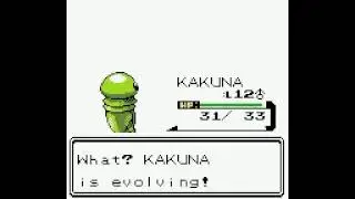 Shiny Beedrill evolution from Kakuna! - Pok&eacute;mon Crystal