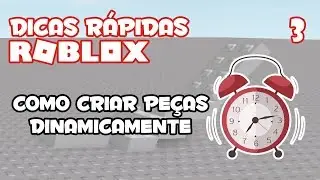 🇧🇷 Como Criar Peças Sequenciais Dinamicamente - Dicas Rápidas Roblox #3