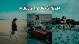 Moody Blue-Green Tone Lightroom Mobile Photo Editing Tutorial | Cinematic Preset | - AM VisualCraft
