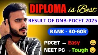 NEET PG 🥹30-60 k RANK  PDCET -  Merit list rank / branch / Marks 🤓🥳